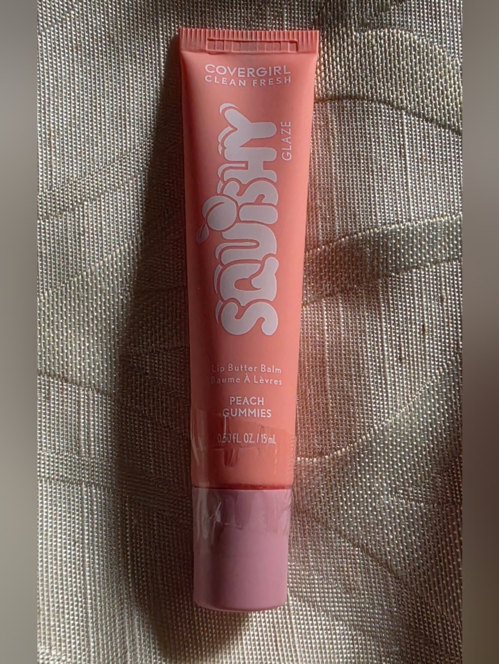 NEW COVERGIRL Smooshy Glaze Lip Butter Balm - Peach Pink Tube